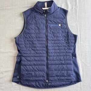 Peter Millar Fuse Elite Womens Blue Quilt Vest XL NWT Retail $200